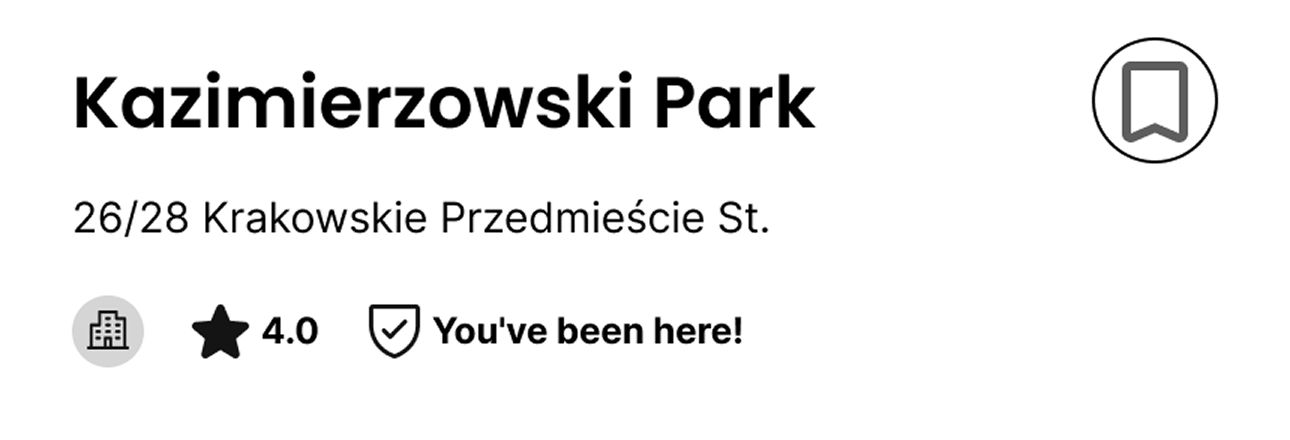 Place rating — second iteration