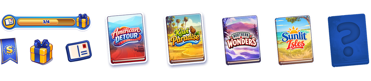 Album covers and collection assets